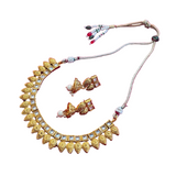 Malla Set | 2 PCS | Necklace and Earrings | Indo-Western | Kundan Jewelry