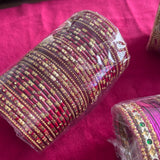 Indian Bangles Set, Bangles, Churi Set, Churiyan, Bollywood Bangles, 2.8 Size