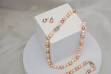 3pc Mixed Colour Natural Freshwater Pearl Set