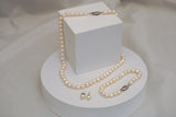 3pc White Natural Freshwater Pearl Set