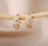 Titanium Snap Back Hoop Earring Pair