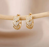 Titanium Snap Back Hoop Earring Pair