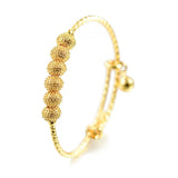 24k Gold Adjustable Bracelet Bangle, Baby Gold Bangles