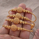 24k Gold Adjustable Bracelet Bangle, Gold Bangles