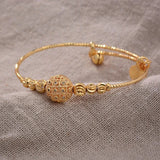 24k Gold Adjustable Bracelet Bangle, Gold Bangles
