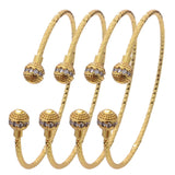 24k Gold Adjustable Bracelet Bangle, Gold Bangles