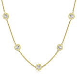 2.5ct Lab Diamond Necklace set in S925