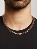 18k Rose Gold Titanium Chain, Rose Gold Chain, Chains, Waterproof