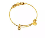 24k Gold Adjustable Bracelet Bangle, Gold Bangles