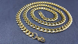 18K Gold Titanium Cuban Chain
