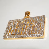 Mafia Gold & Crystals Pendant