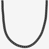 7mm Black Titanium Industrial Chunky Cuban Chain