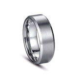 Titanium Silver Ring