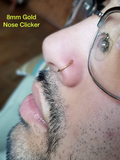18g Titanium Nose Clicker Piercing, Earrings, Cartilage, Septum, Helix, Body Piercings