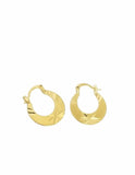 18k Gold Titanium Punjabi Nattiyan Minimalist Hoops Pair