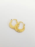 18k Gold Titanium Punjabi Nattiyan Minimalist Hoops Pair