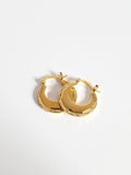 18k Gold Titanium Punjabi Nattiyan Minimalist Hoops Pair