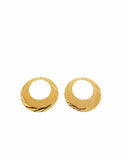 18k Gold Titanium Punjabi Nattiyan Minimalist Hoops Pair