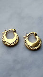 18k Gold Punjabi Nattiyan Minimalist Hoops Pair