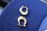 18k Gold Karan Aujla Nattiyan Earrings Hoops Pair