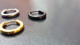 Titanium Gold Hoops Pair, Hypoallergenic, Sleeper, Cartilage, 10mm, 12mm, 15mm