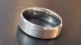Titanium Silver Ring, Hypoallergenic, Silver Titanium Ring