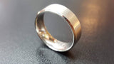 Titanium Silver Ring, Hypoallergenic, Silver Titanium Ring