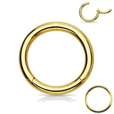 18g Titanium Nose Clicker Piercing, Earrings, Cartilage, Septum, Helix