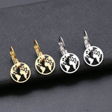 Titanium Gold Hoops Pair, Hypoallergenic, Sleeper, Earth Earrings