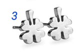 Silver Titanium Waterproof Push Back Studs