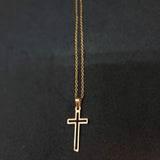 Titanium Cross Chain, Gold Cross Chain, Silver Cross Chain, Men chain