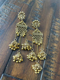 Indian Earrings, Long Hanging Jhumka Earrings, Indian Jewelry