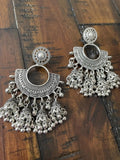 Indian Earrings, Long Hanging Jhumka Earrings, Indian Jewelry