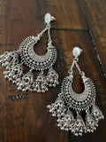 Indian Earrings, Long Hanging Jhumka Earrings, Indian Jewelry