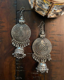 Indian Earrings, Long Hanging Jhumka Earrings, Indian Jewelry