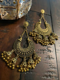 Indian Earrings, Long Hanging Jhumka Earrings, Indian Jewelry