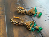 Indian Earrings, Long Hanging Jhumka Earrings, Indian Jewelry