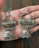 Indian Earrings, Long Hanging Jhumka Earrings, Indian Jewelry