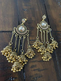 Indian Earrings, Long Hanging Jhumka Earrings, Indian Jewelry