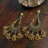 Indian Earrings, Long Hanging Jhumka Earrings, Indian Jewelry