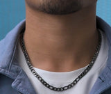 Black Titanium Chain, Black Chain, Chains, Waterproof, Gifts For Men