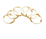 24k Gold Adjustable Bracelet Bangle, Gold Bangles