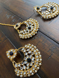 Indian Earrings, Tikka and Earrings Set, Indian Jewelry