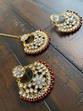 Indian Earrings, Tikka and Earrings Set, Indian Jewelry