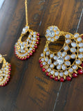 Indian Earrings, Tikka and Earrings Set, Indian Jewelry