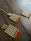 Indian Earrings, Tikka and Earrings Set, Indian Jewelry